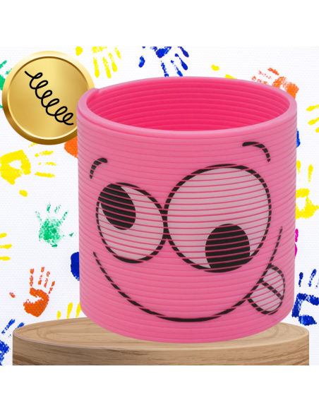 SPRĘŻYNA DLA DZIECI MAGICZNA SPRĘŻYNKA MAGIC SPRINGS EMOJI RÓŻOWA