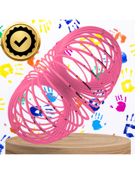 SPRĘŻYNA DLA DZIECI MAGICZNA SPRĘŻYNKA MAGIC SPRINGS EMOJI RÓŻOWA