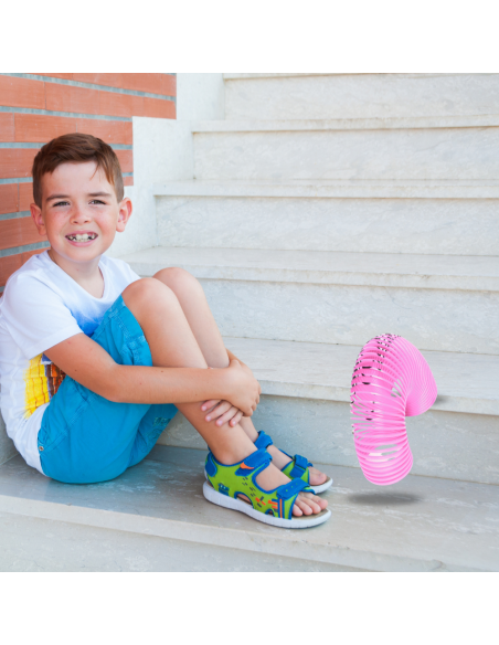 SPRĘŻYNA DLA DZIECI MAGICZNA SPRĘŻYNKA MAGIC SPRINGS EMOJI RÓŻOWA