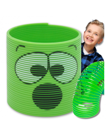 SPRĘŻYNA DLA DZIECI MAGICZNA SPRĘŻYNKA MAGIC SPRINGS EMOJI ZIELONA