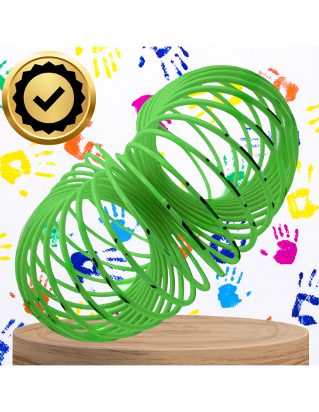 SPRĘŻYNA DLA DZIECI MAGICZNA SPRĘŻYNKA MAGIC SPRINGS EMOJI ZIELONA