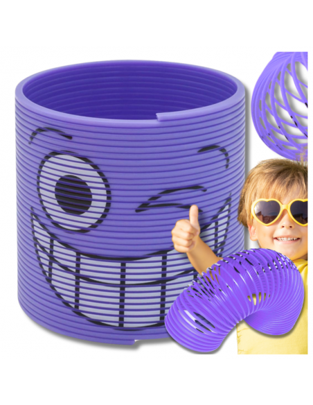 SPRĘŻYNA DLA DZIECI MAGICZNA SPRĘŻYNKA MAGIC SPRINGS EMOJI FIOLETOWA