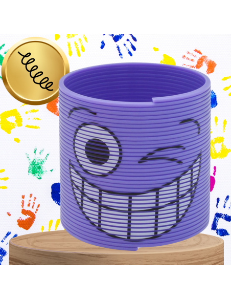 SPRĘŻYNA DLA DZIECI MAGICZNA SPRĘŻYNKA MAGIC SPRINGS EMOJI FIOLETOWA