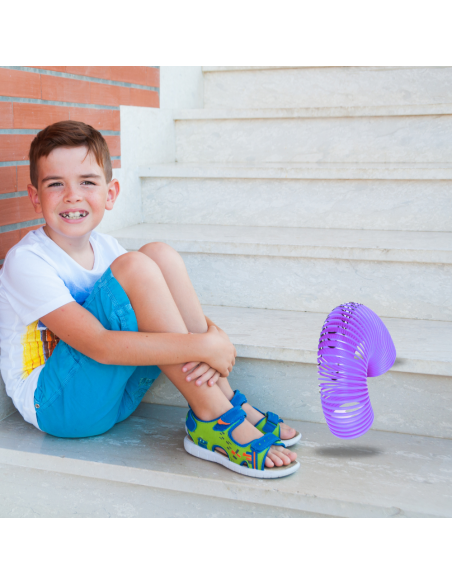 SPRĘŻYNA DLA DZIECI MAGICZNA SPRĘŻYNKA MAGIC SPRINGS EMOJI FIOLETOWA