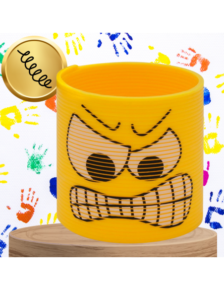 SPRĘŻYNA DLA DZIECI MAGICZNA SPRĘŻYNKA MAGIC SPRINGS EMOJI ŻÓŁTA