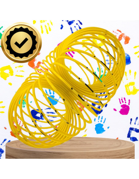 SPRĘŻYNA DLA DZIECI MAGICZNA SPRĘŻYNKA MAGIC SPRINGS EMOJI ŻÓŁTA