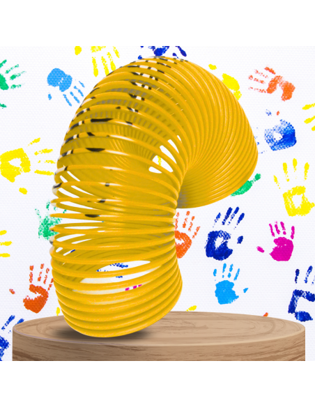 SPRĘŻYNA DLA DZIECI MAGICZNA SPRĘŻYNKA MAGIC SPRINGS EMOJI ŻÓŁTA