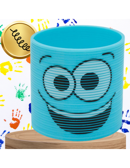 SPRĘŻYNA DLA DZIECI MAGICZNA SPRĘŻYNKA MAGIC SPRINGS EMOJI NIEBIESKA