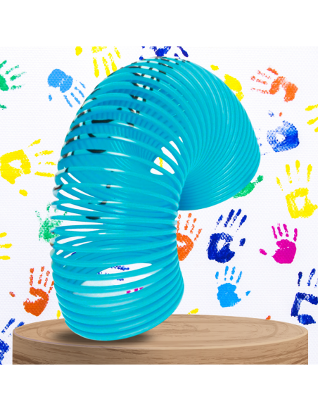 SPRĘŻYNA DLA DZIECI MAGICZNA SPRĘŻYNKA MAGIC SPRINGS EMOJI NIEBIESKA