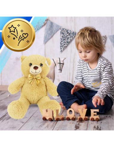 Duży Pluszowy Miś XXL 50 cm Kremowy...