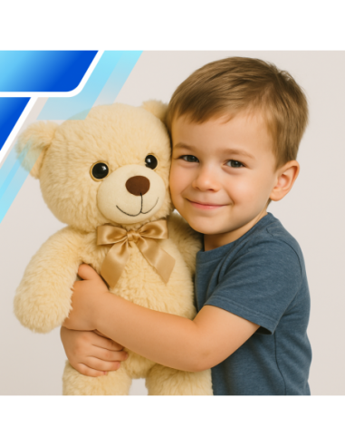 Duży Pluszowy Miś XXL 50 cm Kremowy...