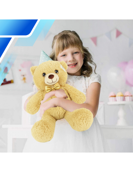 Duży Pluszowy Miś XXL 50 cm Kremowy Maskotka – Miękki Przytulanka dla Dzieci