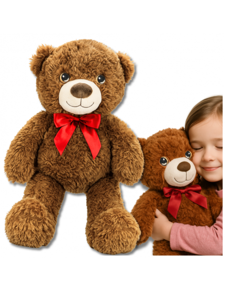 Duży Pluszowy Miś XXL 50 cm Brązowy Maskotka – Miękki Przytulanka dla Dzieci