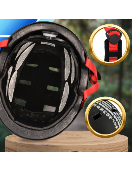 KASK skate orzech orzeszek na rower hulajnogę BMX rolki FISHER L/XL