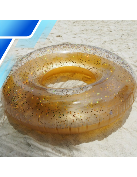 Koło do pływania dmuchane DUŻE dla dzieci dorosłych materac XXL confetti 120cm