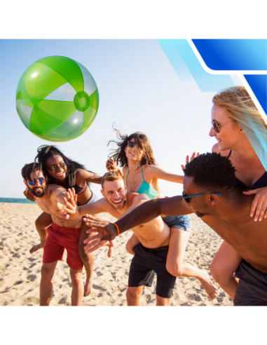 PIŁKA PLAŻOWA DMUCHANA NA BASEN OGRÓD...