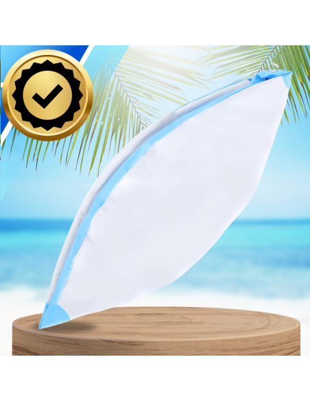 PIŁKA PLAŻOWA DMUCHANA NA BASEN OGRÓD DUŻA 53 CM NIEBIESKA