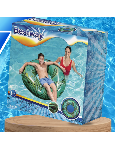 Koło do pływania dmuchane DUŻE dla dzieci dorosłych BESTWAY WĄŻ 119cm