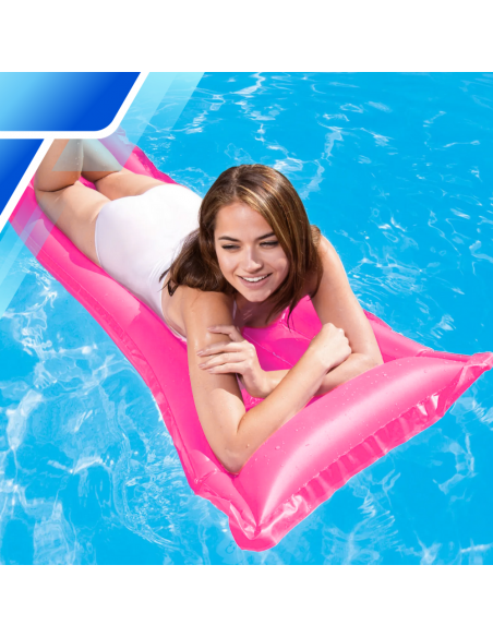 BESTWAY WYGODNY DMUCHANY NADMUCHIWANY MATERAC DO WODY PŁYWANIA 183 X 69 CM