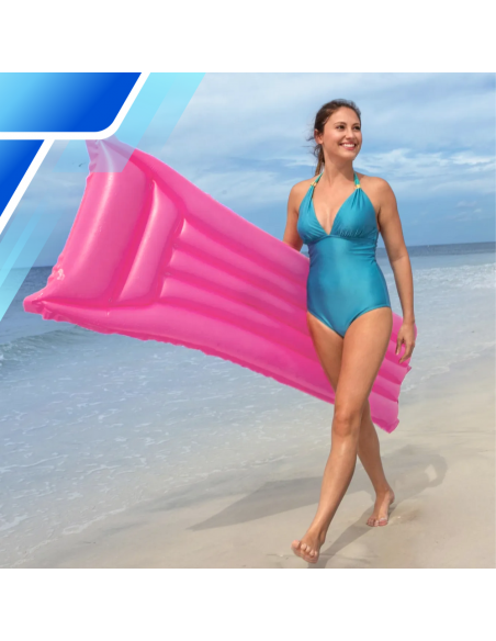 BESTWAY WYGODNY DMUCHANY NADMUCHIWANY MATERAC DO WODY PŁYWANIA 183 X 69 CM