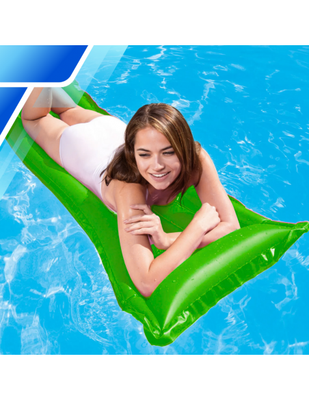 BESTWAY WYGODNY DMUCHANY NADMUCHIWANY MATERAC DO WODY PŁYWANIA 183 X 69 CM