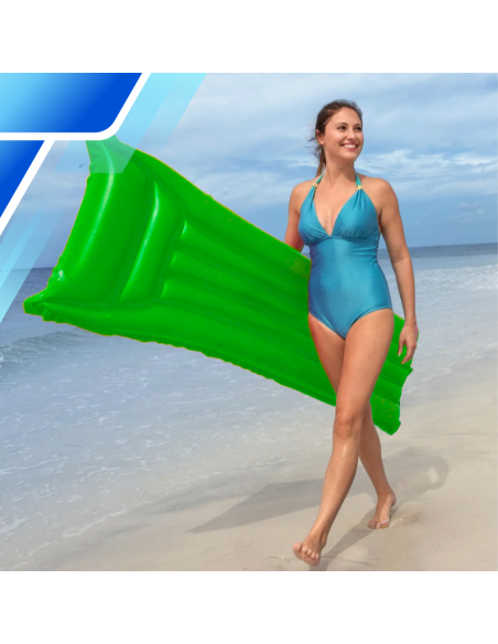 BESTWAY WYGODNY DMUCHANY NADMUCHIWANY MATERAC DO WODY PŁYWANIA 183 X 69 CM