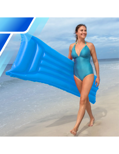 BESTWAY WYGODNY DMUCHANY NADMUCHIWANY MATERAC DO WODY PŁYWANIA 183 X 69 CM