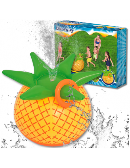 Bestway Dmuchana Fontanna Ananas Ogrodowa Zraszacz dla Dzieci Woda Lato 81 CM