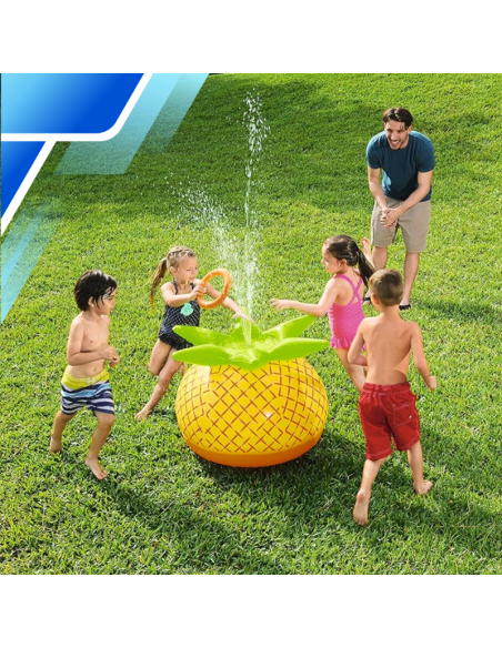 Bestway Dmuchana Fontanna Ananas Ogrodowa Zraszacz dla Dzieci Woda Lato 81 CM