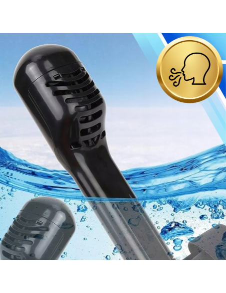 Maska do Nurkowania Pełnotwarzowa S/M Składana do Pływania Snorkelingu CZARNO CZERWONA