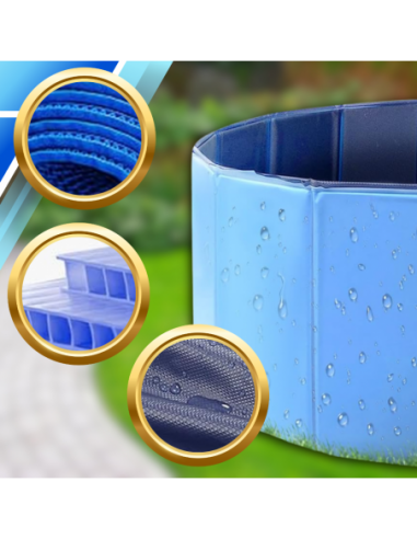 Basen składany dla psa i dzieci 100 x...