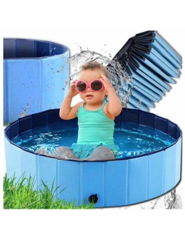 Basen składany dla psa i dzieci 80 x...