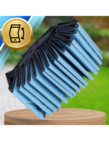 Basen składany dla psa i dzieci 80 x 30 cm turystyczny ogrodowy przenośny łatwe składanie