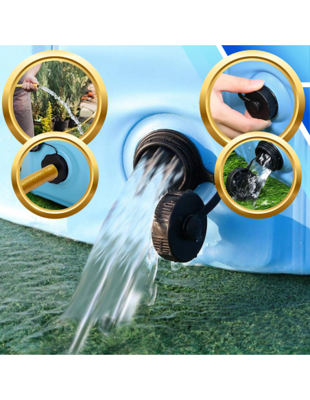 Basen składany dla psa i dzieci 80 x 30 cm turystyczny ogrodowy przenośny łatwe składanie