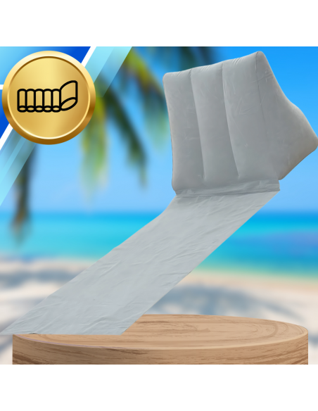 Mata plażowa z oparciem  składana leżanka turystyczna na plażę ogród camping