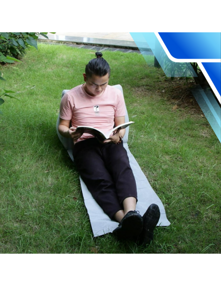 Mata plażowa z oparciem  składana leżanka turystyczna na plażę ogród camping