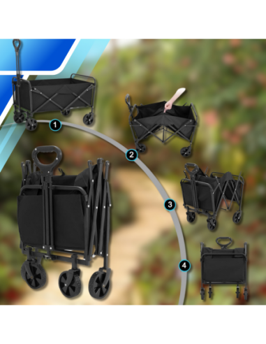 DUŻY SKŁADANY WÓZEK TURYSTYCZNY...