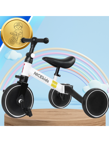 Rower Trójkołowy 3w1 NICEkids Dla Dzieci Jeździk Biegowy Rowerki Malucha