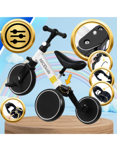 Rower Trójkołowy 3w1 NICEkids Dla...