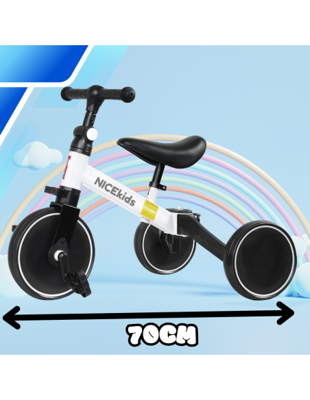 Rower Trójkołowy 3w1 NICEkids Dla Dzieci Jeździk Biegowy Rowerki Malucha