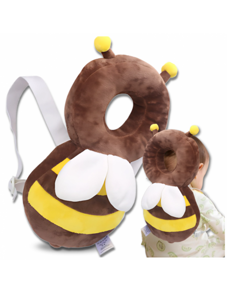 PLECAK BEZPIECZEŃSTWA DO NAUKI CHODZENIA PSZCZOŁA PODUSZKA OCHRONNA ZABEZPIECZNIE GŁOWY DLA DZIECKA