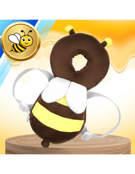 PLECAK BEZPIECZEŃSTWA DO NAUKI CHODZENIA PSZCZOŁA PODUSZKA OCHRONNA ZABEZPIECZNIE GŁOWY DLA DZIECKA