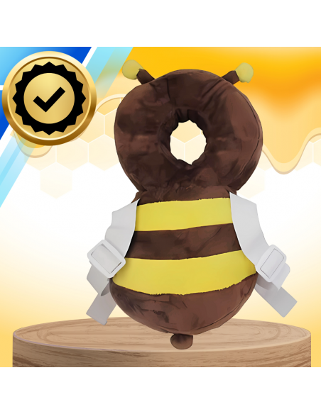 PLECAK BEZPIECZEŃSTWA DO NAUKI CHODZENIA PSZCZOŁA PODUSZKA OCHRONNA ZABEZPIECZNIE GŁOWY DLA DZIECKA