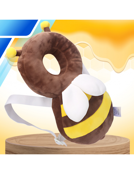 PLECAK BEZPIECZEŃSTWA DO NAUKI CHODZENIA PSZCZOŁA PODUSZKA OCHRONNA ZABEZPIECZNIE GŁOWY DLA DZIECKA