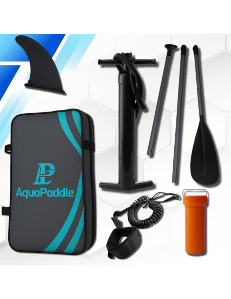 Deska SUP 320 cm AquaPaddle Zestaw Paddleboard + Wiosło + Pompka + Plecak 180 kg