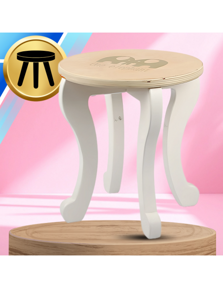 Drewniana toaletka z taboretem i akcesoriami  zabawka dla dzieci duży zestaw