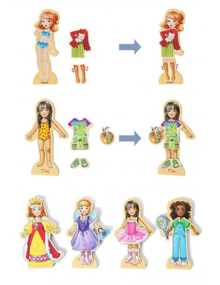 MAGNETYCZNA GRA UBIERANKA UKŁADANKA PUZZLE MONTESSORI