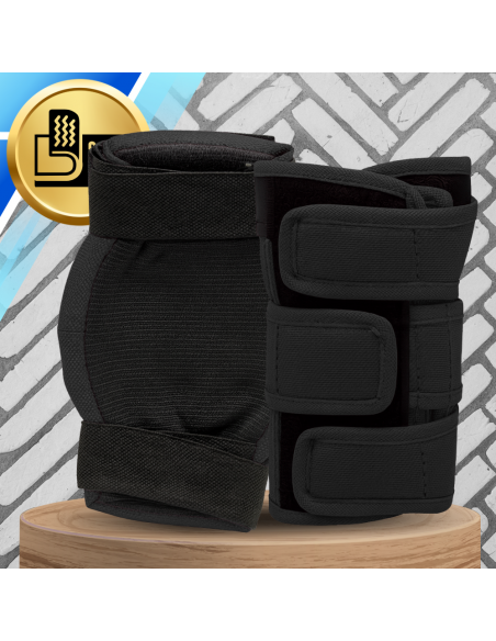 Zestaw ochraniaczy ochraniacze na rolki rower dla dorosłych 6 el. rozmiar L CZARNE