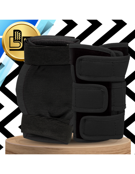 Zestaw ochraniaczy ochraniacze na rolki rower dla dzieci 6 el. rozmiar XXS CZARNE