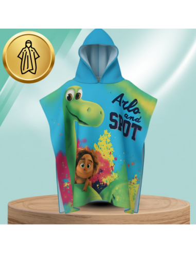 Ponczo kąpielowe dziecięce DINO z...